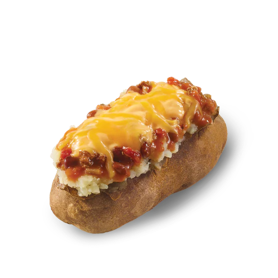 Chili & Cheese Baked Potato
